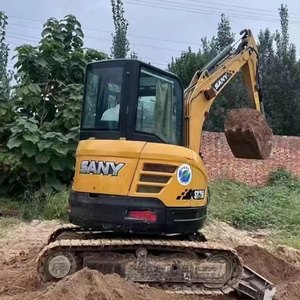 High Quality Used Sany SY35U Mini Excavator 3.5ton Low Hour Home Use Digger with Core Motor Engine <b>Gear</b> Pump Components - Product Image 1