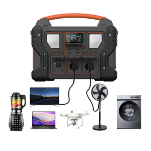 แบตเตอรี่สำรอง LiFePO4 1008Wh เครื่องกำเนิดไฟฟ้าพลังงานแสงอาทิตย์ 1200W สถานีไฟฟ้าพกพา พร้อมแผงโซลาร์เซลล์ 400W สำหรับการล่าสัตว์และไฟดับ - Product Image 6