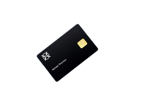 Tarjeta de Visita Digital RFID de Metal Personalizada al por Mayor, Tarjeta Negra Mate para Compartir en Redes Sociales - Product Image 5