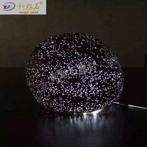 หินคอนกรีตโปร่งแสงรูปทรงก้อนกรวด New Magic Stone รุ่น XMS-TGSN บล็อกกลวงเรืองแสงสำหรับตกแต่งภูมิทัศน์ภายนอกและภายใน - Product Image 2