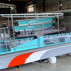 Venta al por Mayor de Barcos de Pesca de Casco Abierto de 5-7m, Embarcación de Fibra de Vidrio Resistente Estilo <span class=keywords><strong>Panga</strong></span> para Pesca Marina y Transporte, Logotipo Personalizado Disponible - Product Image 4