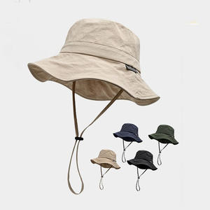 Chapeau de pêcheur à corde à séchage rapide pour femmes chapeau imperméable extérieur d'été protection UV - Product Image 1