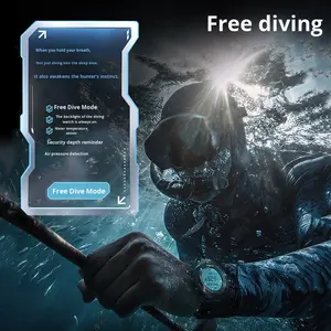 男士多功能全球定位系统智能潜水手表IPS触摸报警户外运动气压IOS兼容性IP68 - Product Image 2