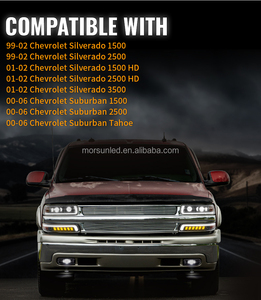 Phares Led pour 1999-2002 <span class=keywords><strong>Chevy</strong></span> <span class=keywords><strong>Silverado</strong></span> 1500 accessoires phare pour Chevrolet <span class=keywords><strong>Silverado</strong></span> 2500 HD 3500 Suburban Tahoe - Product Image 6