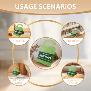 Produits phares : Pièges anti-<span class=keywords><strong>mites</strong></span> <span class=keywords><strong>de</strong></span> qualité supérieure, doublement efficaces, non toxiques et puissants, avec phéromones pour placards et tapis - Product Image 3