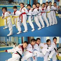 Chaussures de Taekwondo Quteng à tige haute, légères, respirantes, durables, antidérapantes, unisexes, de haute qualité