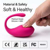 CE FCC RoHS UKCA REACH Zertifiziert 10 Jahre Serviceerfahrung Amazon FBA Prep Smart App-Steuerung 10-Frequenz Silikon-Vibrator