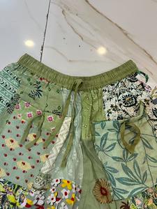 Pantalon Harem Patchwork Respirant Taille Mi-Haute Élastique Hiver Rayonne Taille Unique Coupe Classique Confortable - Product Image 4