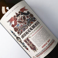 Impression d'étiquettes de vin personnalisées, imperméables, holographiques, dorées, en relief, pour l'emballage de boissons haut de gamme