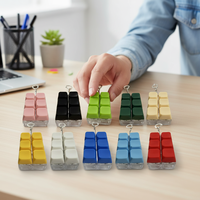 Viral Products 2026 Eco Friendly Keychain Beautiful Pastel Keycap Keychain Cute Keyboard Keychain on Junk Cases Charms
