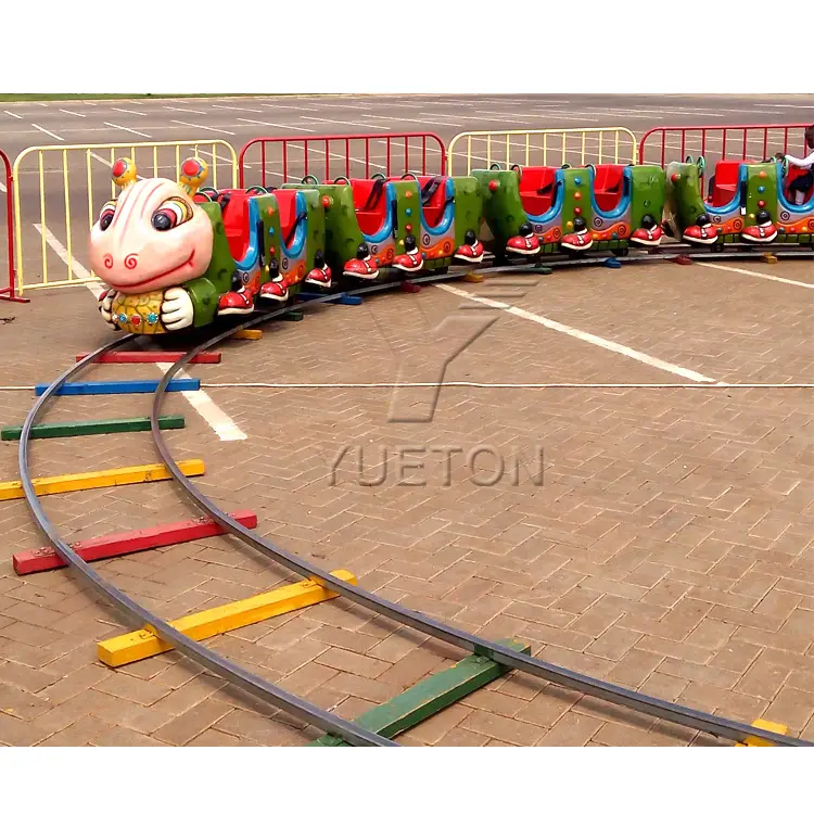 Importeren Amusement Games Van China Carnaval Ritten Pretpark Apparatuur Mini Kids Rit Mier Elektrische Spoor Trein Te Koop