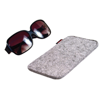 Étui en feutre pour lunettes de lecture, pochette de support de lunettes de soleil pour la Protection des lunettes et le rangement de voyage