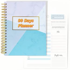 Couvertures avant/arrière imprimées personnalisées à reliure en spirale Conception de votre propre planificateur Journal de prière Christian - Product Image 2