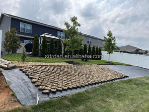 HDPE geocells dầu ổn định dốc bảo vệ ngoài trời giữ lại tường Geo di động đường lái xe đường subgrade tăng cường - Product Image 2