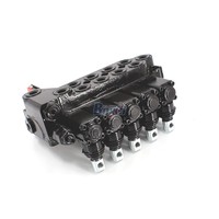 Vanne de commande manuelle à 5 bobines pour outrigger, 40 L/min, 315 bars, raccord G1/2, pour distributeurs et agents