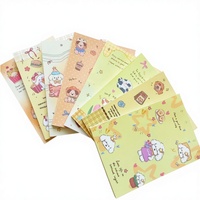 Bloc de Notas A7, Gran Colección, Estilo Instagram de Alta Calidad, Bonito y Moderno, Libreta de Bolsillo, Autoadhesiva, con Dibujos Animados, Material para Diario Femenino