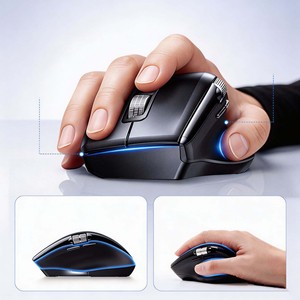 Ratón Inalámbrico UGREEN M751 con Doble Rueda de Desplazamiento, 2.4G y 5.4, Ergonómico y Silencioso para Oficina - Product Image 4