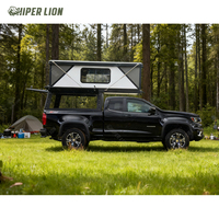 Camper pour pick-up, léger, en aluminium, à ouverture automatique rapide, coque rigide, quatre saisons