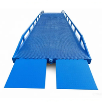 Rampe de chargement portable en acier au carbone hydraulique de 20 tonnes pour conteneur