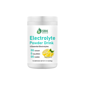 ผงเครื่องดื่มอิเล็กโทรไลต์ OEM ปราศจาก GMO สำหรับคนทานวีแกน ปราศจากกลูเตน เติมเต็มอิเล็กโทรไลต์และป้องกันอาการปวดกล้ามเนื้อได้ก่อนที่จะเกิดอาการ - Product Image 1