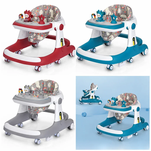 Passeggino 3 in 1 Pieghevole per Bambini, da Seduto a in Piedi, con Sedile Girevole, Tavolino da Pranzo, Ruote Veloci e Compatto per Neonati - Product Image 3