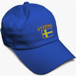 Sweden 2026 Soccer Tournament National Flag Baseball Cap Adjustable <strong>Denim</strong> Cap Plain Baseball Hat for People Outdoor Sports Caps - Product Image 1