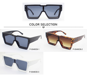 Lunettes de soleil Sunway Eyewear OEM personnalisées, mode, nouvelles lunettes de soleil carrées pour hommes, femmes, unisexes, grandes montures surdimensionnées - Product Image 2