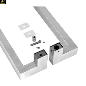 Kensharp thép không gỉ hiện đại Matte đen vàng PVD phía trước cửa xử lý tắm kính cửa trượt chính bằng gỗ cửa xử lý - Product Image 3