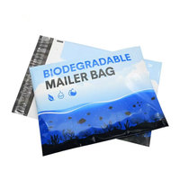 Sacs postaux compostables autocollants avec logo personnalisé, sacs d'expédition biodégradables à fermeture hermétique pour vêtements, supermarchés, colis