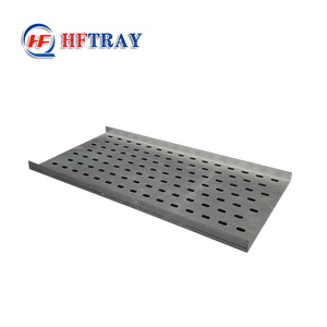 ถาดรองสายเหล็กชุบสังกะสีแบบมีรูพรุนถาดสายอะลูมิเนียมขนาด150*400มม. สำหรับวางสายเคเบิล - Product Image 3