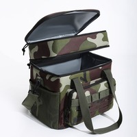 Sac isotherme pliable grande capacité LeTu en tissu Oxford camouflage, double couche, pour pique-nique