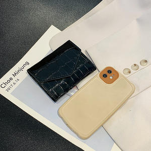 Fashionable Landscape Pattern Men's Mini Waterproof PU Open Embroidery Multi-Card Slots Short <b>Clutch</b> Laser Card Holder - Product Image 4