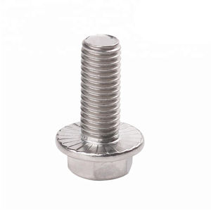 Hardware Fasteners Plain Hex <b>Flange</b> <b>Bolts</b> DIN6921 Stainless Steel 8mm 10mm 12mm 14mm 16mm - Product Image 5