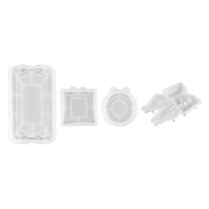 Early Riser DIY cristal pegamento resina <span class=keywords><strong>yeso</strong></span> <span class=keywords><strong>molde</strong></span> europeo encaje bandeja arco almacenamiento bandeja plato silicona <span class=keywords><strong>molde</strong></span> - Product Image 4