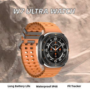 1.43 inç AMOLED AI akıllı saat W7 Ultra Smartwatch arama uyku Tracker kare IP68 su geçirmez spor için IPS BT - Product Image 2