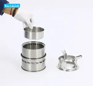 Eaynon Portable Small Size Stainless Steel Camping Kitchen Stove For Log Burning Camping Stove