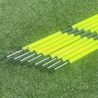 Poteaux d'entraînement de football réglables - Piquets de sol à ressort de 180 cm pour l'agilité et les exercices de dribble