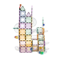 Jeu de construction magnétique en marbre 3D, jouet éducatif STEM pour enfants