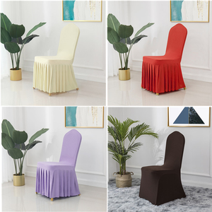 Exquisite Ruffled Skirt-style <strong>Chair</strong> <strong>Covers</strong> <strong>for</strong> <strong>Dining</strong> Rooms and Banquet Halls - Product Image 6