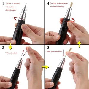 Pièce de rechange pour stylo de ponçage électrique à 3 broches 35000 tr/min pour machine de manucure et pédicure UP200 - Product Image 3