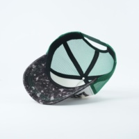 Nouveau style Casquette Trucker en mousse 5 panneaux réglable avec logo imprimé personnalisé et maille DTM de haute qualité