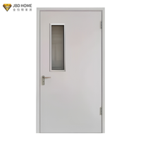 Porte coupe-feu en acier sur mesure de qualité supérieure, anti-effraction, pour maison, à une ou deux portes battantes, prête à l'emploi