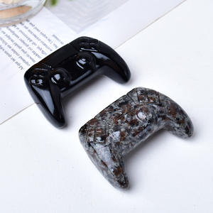 Venta al por mayor de adornos de piedra natural en bruto, adornos de cristal y la Oficina para <span class=keywords><strong>el</strong></span> hogar, controladores de juego de obsidiana - Product Image 4