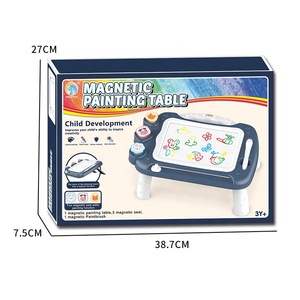 教育玩具二合一磁性板儿童可重复使用的儿童磁性书写和绘图板 - Product Image 5