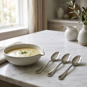 Food Grade 304 Stainless Steel Set, High <b>Mirror</b> Polish Dinner Spoon for Hotel & Restaurant Wholesale - Product Image 2