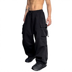 Solid International Premium Quality Multi Pocket Lightweight Mid Breathable Outdoor Daily Casual Wear Cotton Cargo Pants Unisex - Product Image 1