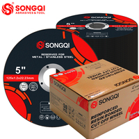SONGQI Прочные отрезные лепестковые круги 125 мм для металла и нержавеющей стали, шлифовальные диски, 5-50 шт.