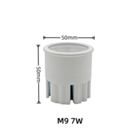Module LED GU10 dimmable 0-10V, design unique LHWYLED, 7W, downlight GU10, OEM ODM, logo laser personnalisé, certification CE RoHS