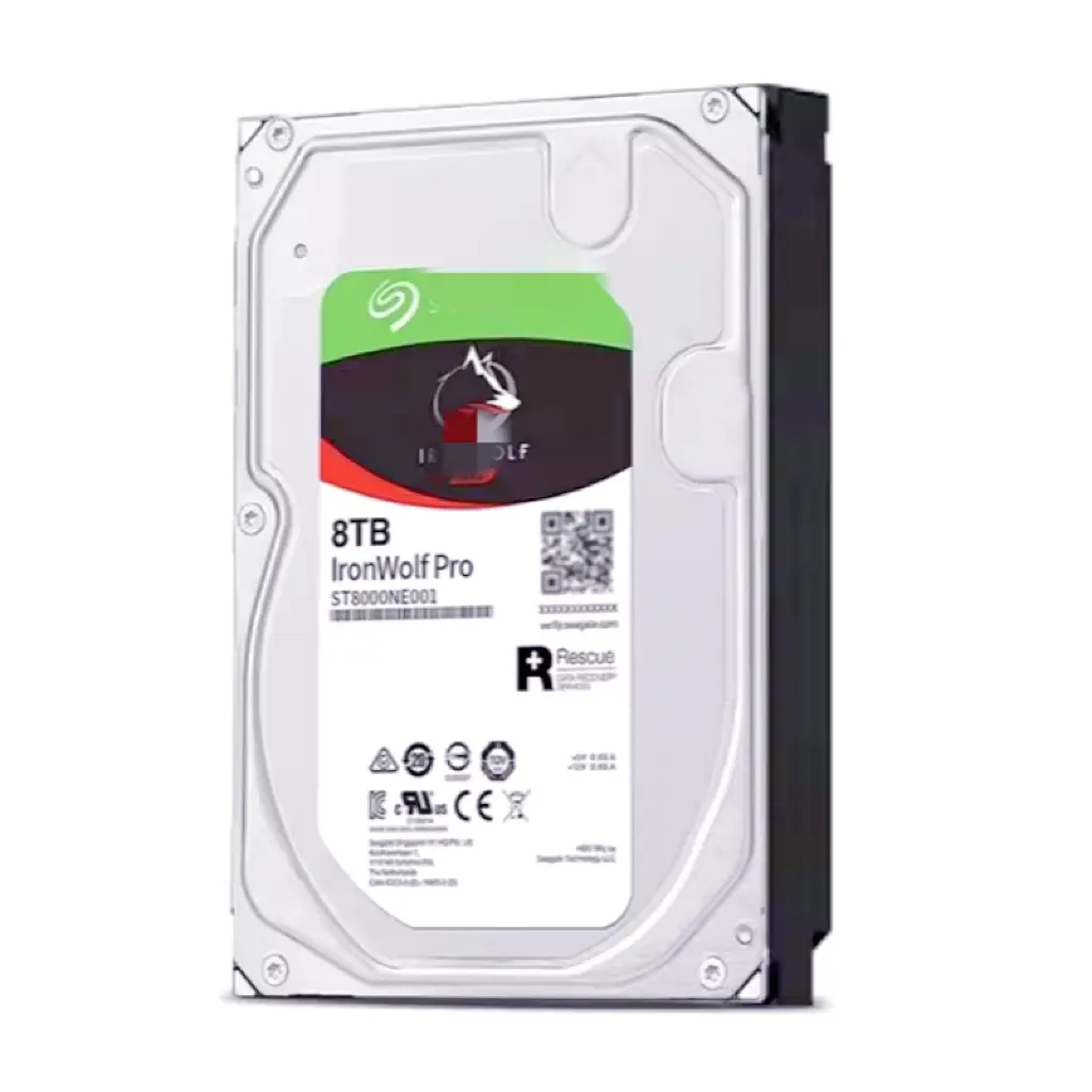 8TB NAS 하드 드라이브 7200 RPM 256MB 캐시 CMR SATA 6.0 Gb/s 3.5 "내부 HDD ST8000NE001