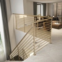 Offre Spéciale – Main courante de balcon en verre BOSI moderne en acier inoxydable 304 pour escalier et terrasse extérieure, hauteur personnalisable